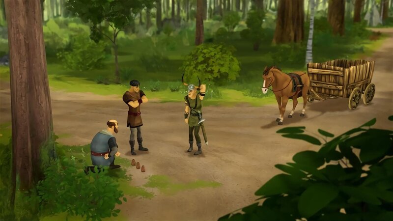 Föhr wird von zwei Gaunern übers Ohr gehauen. – Bild: SWR/​Blue Spirit Productions/​Canal+ Thématiques