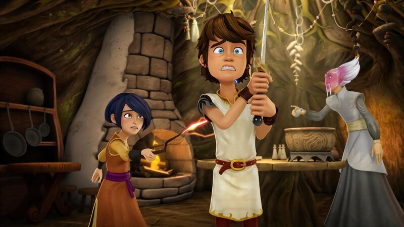 Morgan gelingt es nicht, Arthur aus seiner Erstarrung zu befreien. – Bild: SWR/​Blue Spirit Productions/​Canal+ Thématiques