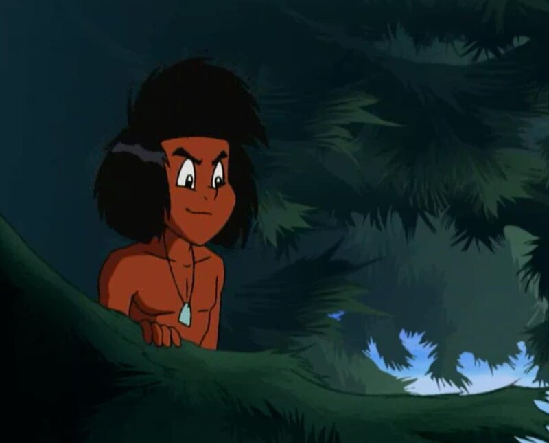 Kleiner Dachs will unbedingt eines der schönen Hörner des Bisons haben. – Bild: KI.KA/​Storimages