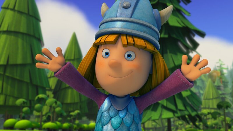 Wickie hat es geschafft. Er hat dem schwedischen König eine unsichtbare Rüstung angedreht. – Bild: ZDF/​studio100media
