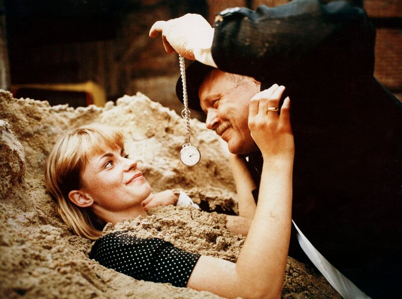 Petra Lesser (Diana Gaede), Ingmar Lesser, Monteur für Alarmanlagen (Hans Teuscher) – Bild: rbb/​DRA/​Rene Pschewoschny