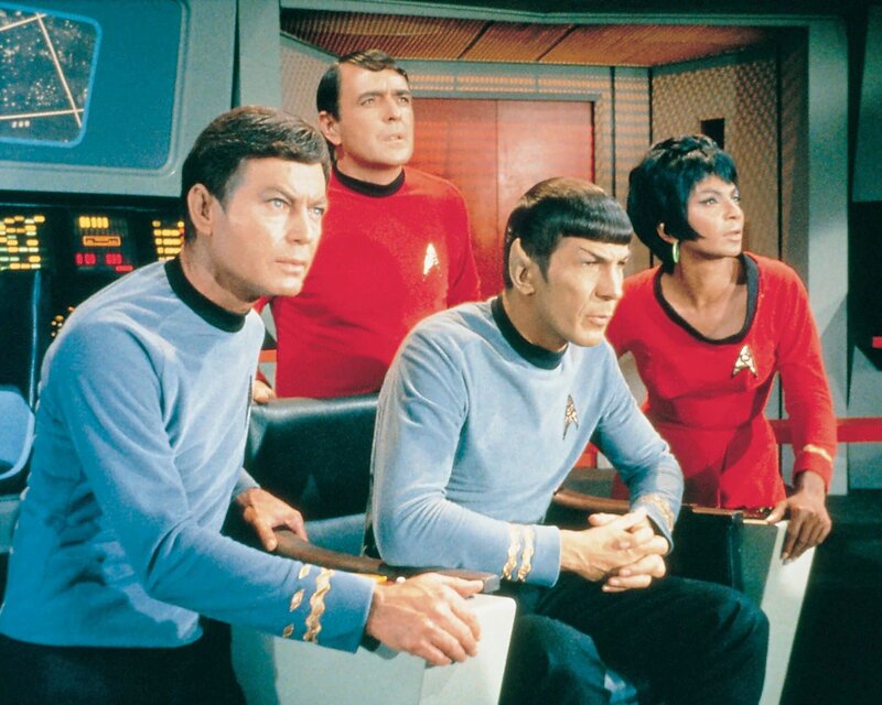 Star Trek TOS, Raumschiff Enterprise, Idee Gene Roddenberry USA 1966⁠–⁠1969, Darsteller Season: 03 Episode: 064 1968⁠–⁠69 Episodic Photo – Dr. McCoy, Spock – Bild: Tele 5