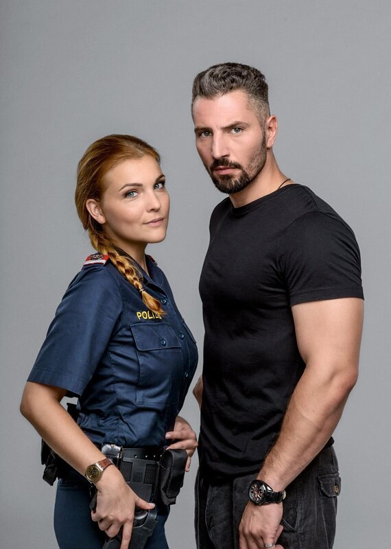 Barbara Kaudelka (Patrizia), Murathan Muslu (Valentin „Itchy“ Janusovic). – Bild: ORF/​Thomas Ramstorfer