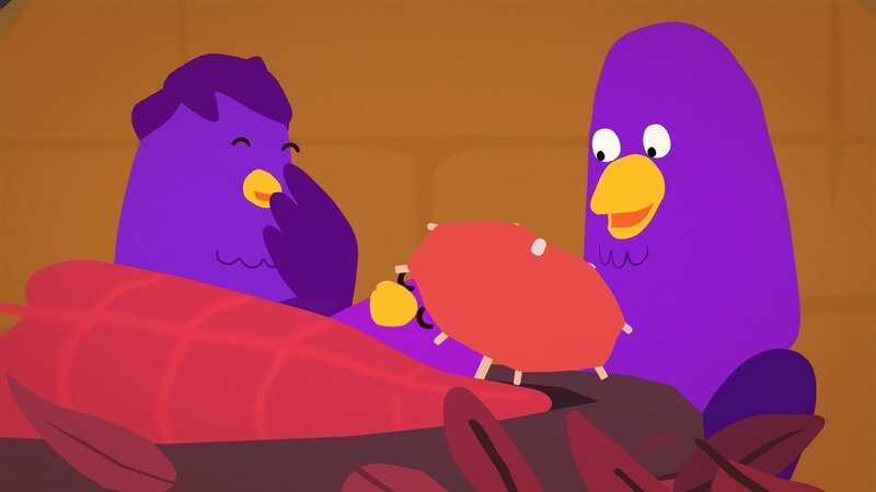 Zu Hause versteckt es sich am schönsten. Gute Nacht, Fieps. – Bild: rbb/​mdr/​bigchild