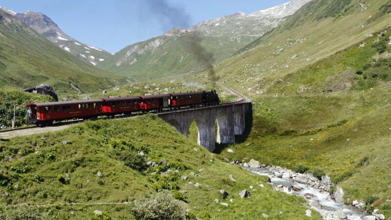 Furka-Bergstrecke. – Bild: SRF