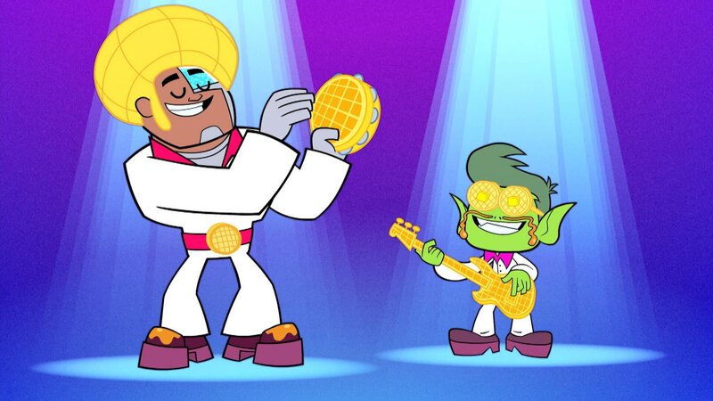 v.li.: Cyborg, Beast Boy – Bild: Cartoon Network