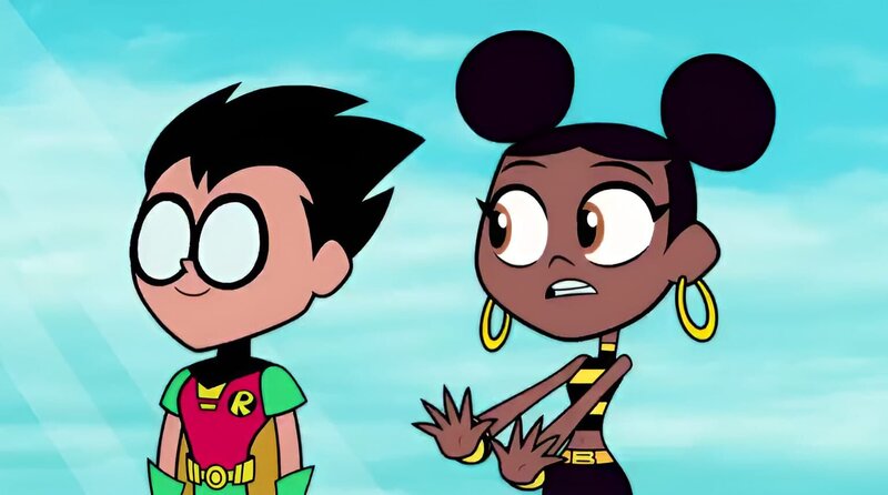 v.li.: Robin, Bumblebee – Bild: TM and The Cartoon Network, Inc. A Time Warner Company.