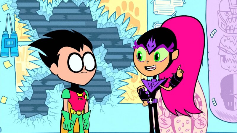 v.li.: Robin, Starfire the Terrible – Bild: Cartoon Network