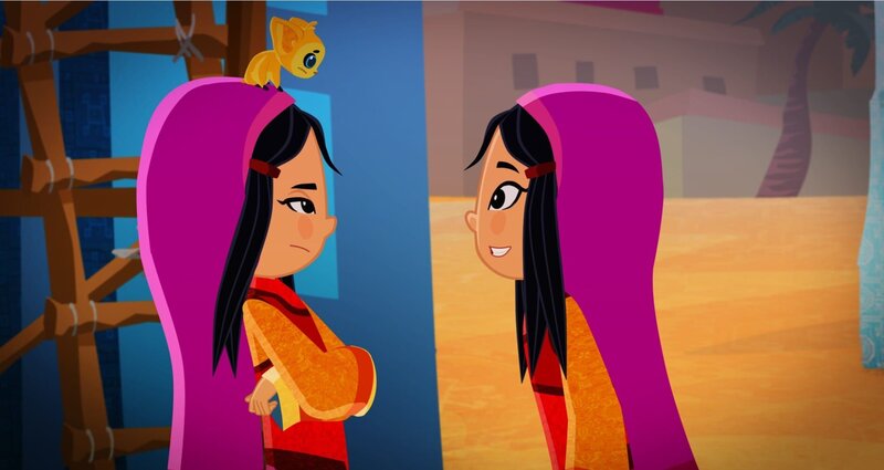 Shila wird mit der Prinzessin von Samarkand verwechselt. – Bild: MDR/​MotionWorks/​Marco Polo Prod.Inc./​Melusine Prod./​Magpie 6 Media Ent.Ltd./​Monster Ent.Ltd.