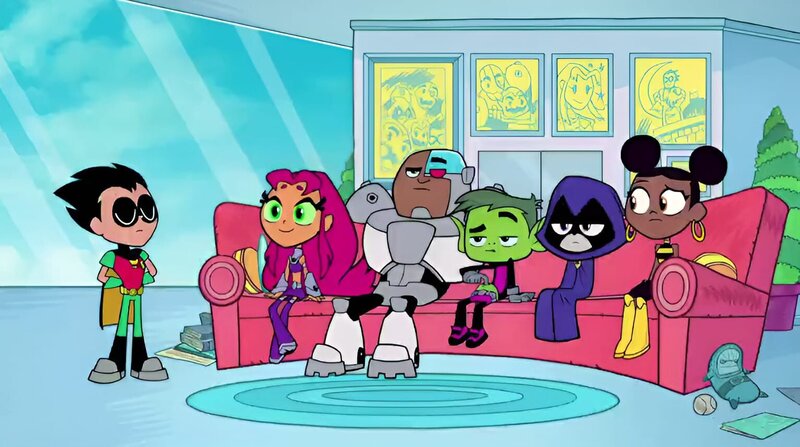 v.li.: Robin, Starfire, Cyborg, Beast Boy, Raven, Bumblebee – Bild: The Cartoon Network, Inc.