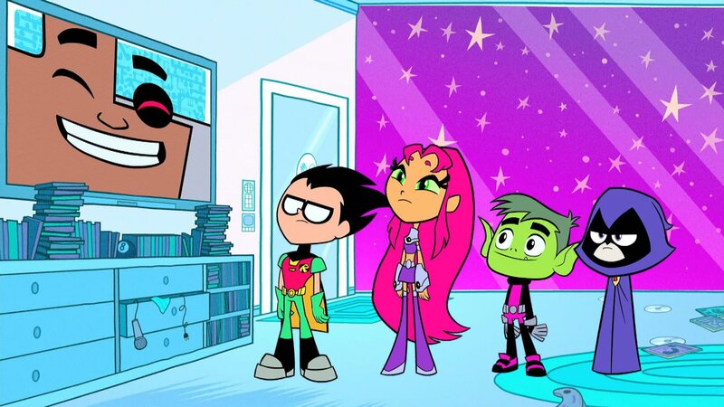 v.li.: Cyborg, Robin, Starfire, Beast Boy, Raven – Bild: Cartoon Network