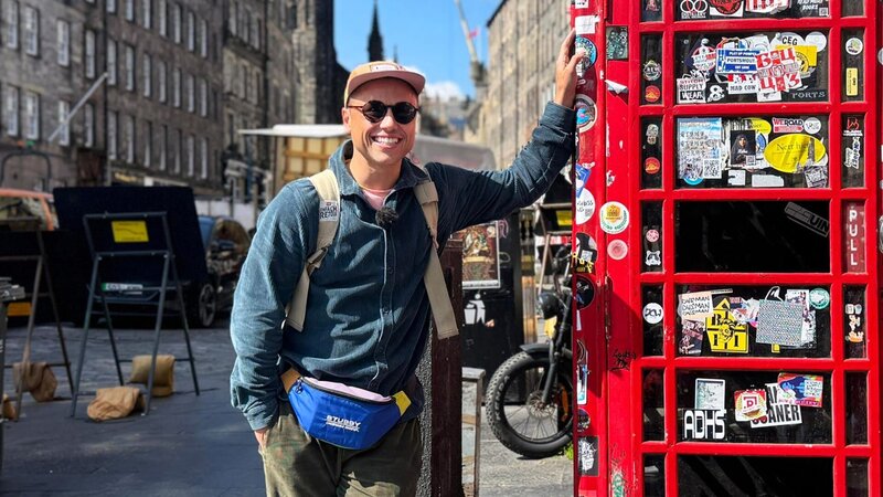 Jan Fitze in Edinburgh – Bild: SRF