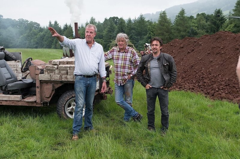 v.l.: Jeremy Clarkson, James May, Richard Hammond. – Bild: RTL /​ 2016 W. Chump & Sons Ltd.