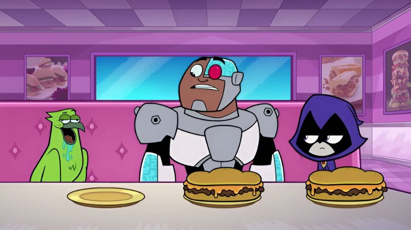 v.li.: Beast Boy, Cyborg, Raven – Bild: TM and 2018 The Cartoon Network, Inc. A Time Warner Company. All Rights Reserved.