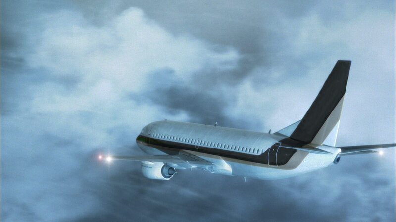 Eine Boeing 737, TACA-Flug #110, fliegt durch einen heftigen tropischen Sturm über dem Golf von Mexiko. – Bild: Cineflix