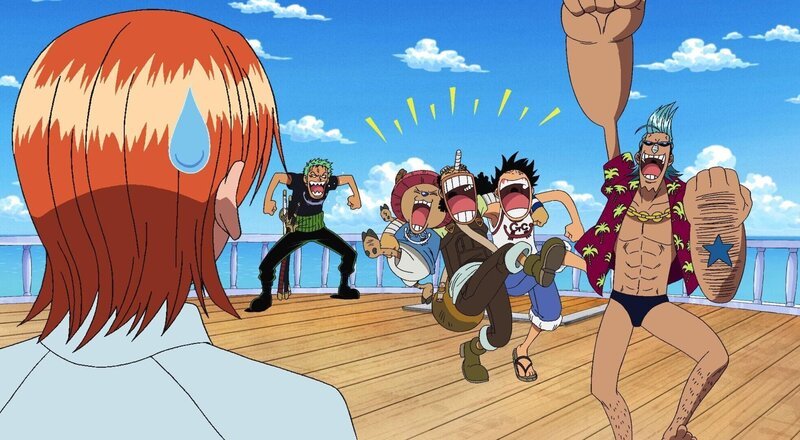 Die Strohhutbande hat ein neues Schiff.. One Piece, Staffel 7 – Bild: Eiichiro Oda /​ Shueisha, Toei Animation