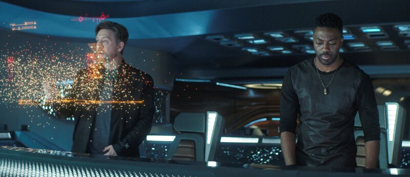 Shawn Doyle as Ruon Tarka and David Ajala as Book of the Paramount+ original series STAR TREK: DISCOVERY. – Bild: Michael Gibson /​ Paramount/​CBS