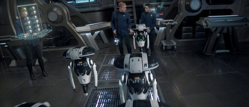 Anthony Rapp as Stamets and Blu del Barrio as Adira of the Paramount+ original series STAR TREK: DISCOVERY. – Bild: Michael Gibson /​ Paramount/​CBS