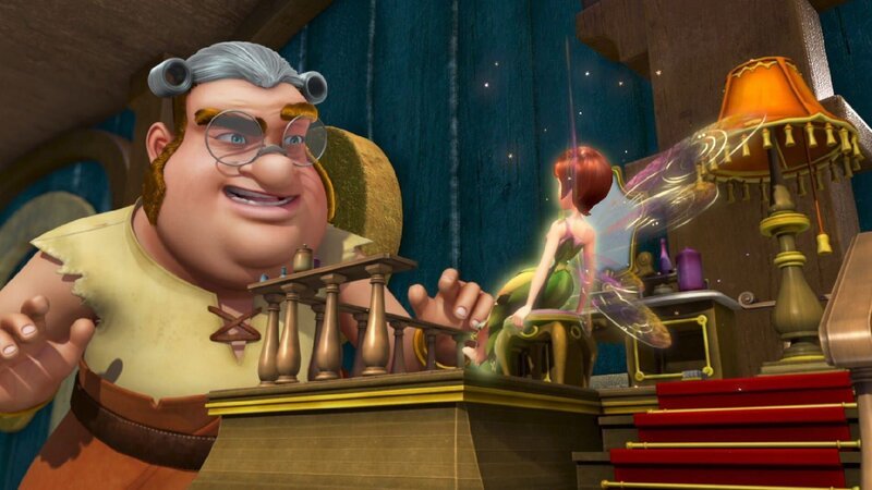 Smee hat eine Begegnung mit der Elfe Tinker Bell. – Bild: ZDF/​method Film/​DQ Entertainment