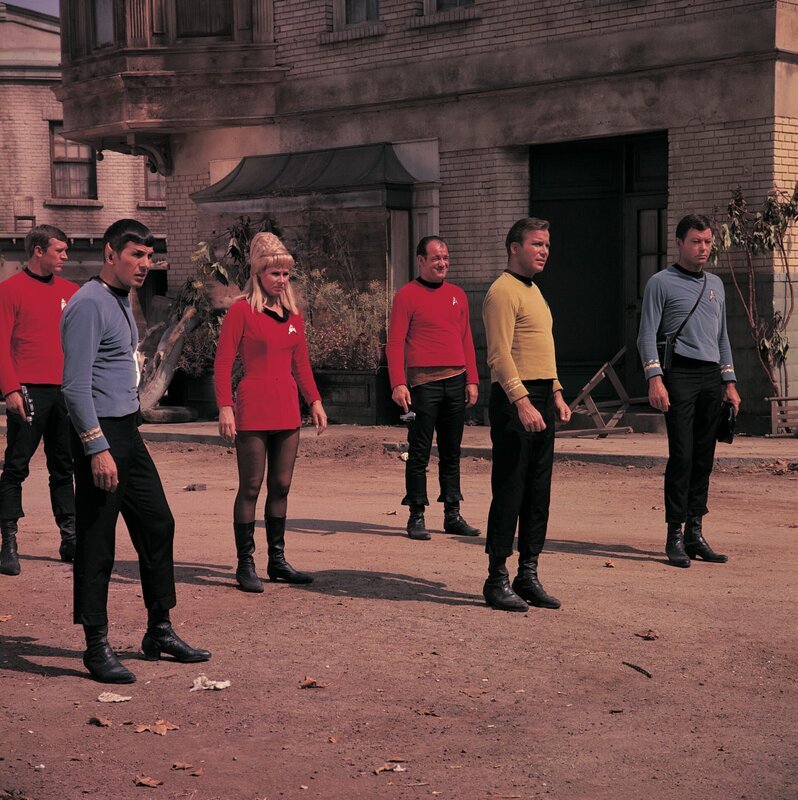 Star Trek TOS, Raumschiff Enterprise, Idee Gene Roddenberry USA 1966⁠–⁠1969, Darsteller Season: 01 Episode: 012 1966⁠–⁠67 Episodic Photo – Captain Kirk (William Shatner), Spock (Leonard Nimoy) – Bild: AXN Sci-fi