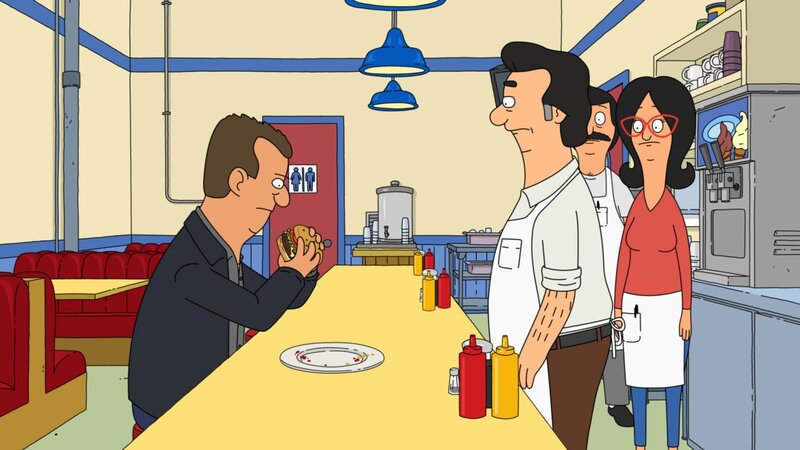 v.li.: Vincent Bartos, Sergeant Bosco, Bob, Linda – Bild: BOB’S BURGERS