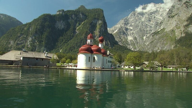 Sankt Bartholomä am oberbayerischen Königssee. – Bild: BR