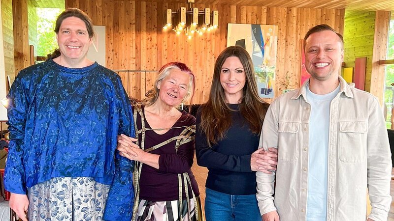 Ding Dong – Zeig mir dein Zuhause Ding Dong Spezial – Deutschland Bernhard Petz, Zdzislawa Worozanska-Sacher, Viola Tami, Jan Fitze im Bunkerhaus. – Bild: SRF