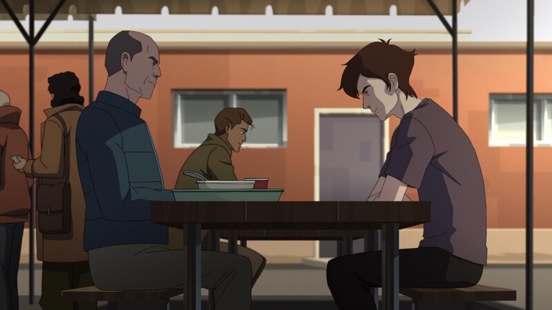 Julius Pope (Mitte, l.); Caspian (Mitte, r.) – Bild: AMC Film Holdings LLC