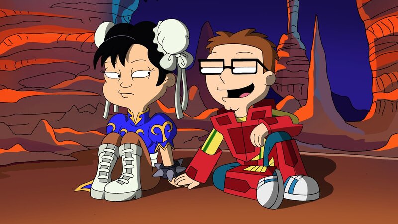 L-R: Akiko, Steve – Bild: ViacomCBS /​ FOX /​ TTCFFC