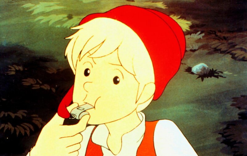 Der kleine Junge Nils Holgersson. – Bild: BR