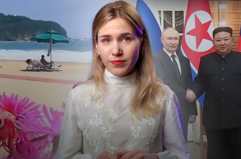 Die Journalistin Masha Borzunova berichtet über die neue Freundschaft zwischen Nordkorea und Russland. – Bild: ZDF /​ Kobalt Productions