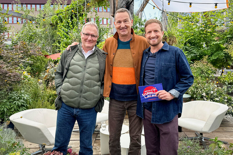 Büssi’s Sommerlacher – Die grössten Comedy-Show-Momente – Staffel 1 – Folge 4 – Frank Baumann, Peter Winkler und Stefan Büsser – Bild: SRF