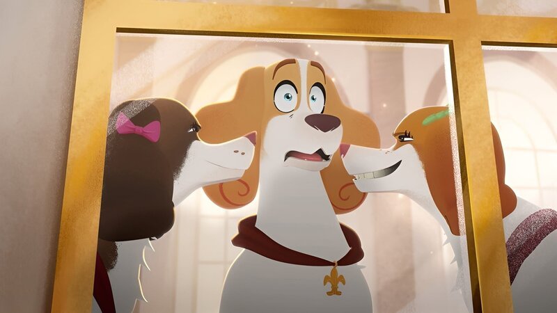 Belfort lässt sich durch seine missgünstigen Schwestern verunsichern. – Bild: SWR/​Ellipse Anime Productions/​Belvision/​Dargaud Media/​RTBF /​ KiKA