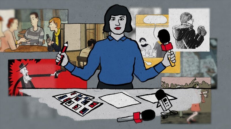 Wenn Bilder die Welt erklären: Comic-Journalismus. – Bild: 3sat