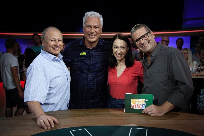 (v.l.n.r.) Harry Prünster; Toni Polster; Lydia Prenner-Kasper; Gerold Rudle – Bild: PULS 4 (v.l.n.r.) Harry Prünster; Toni Polster; Lydia Prenner-Kasper; Gerold Rudle – Bild: PULS 4