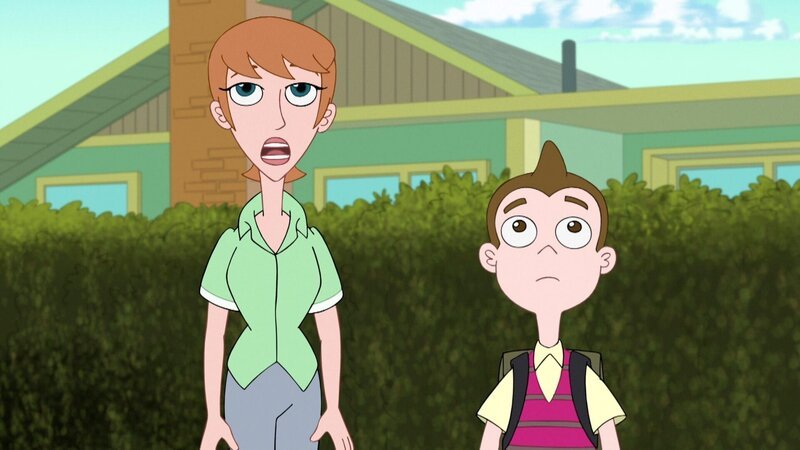 L-R: Brigette Murphy (voiced by Pamela Adlon), Milo Murphy (voiced by „Weird Al“ Yankovic) – Bild: Disney+