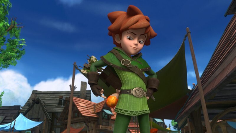 Robin Hood ist stolz. Er hat es ein weiteres Mal geschafft, den Bürgern Nottinghams beizustehen. – Bild: ZDF und 2014 Method Animation, DQ Entertainment, Fabrique dŽimages, ZDF, ZDF Enterprises, De Agostini