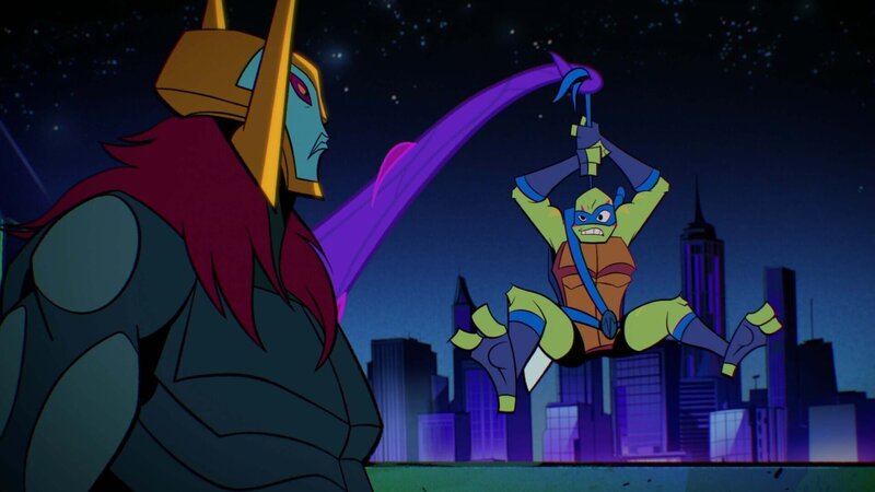 Leonardo (r.) – Bild: Paramount