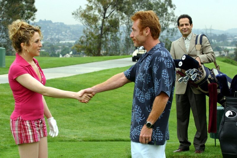 (L-R) Bitty Schram, Danny Bonaduce, Tony Shaloub – Bild: ORF/​Universal/​Doug Hyun