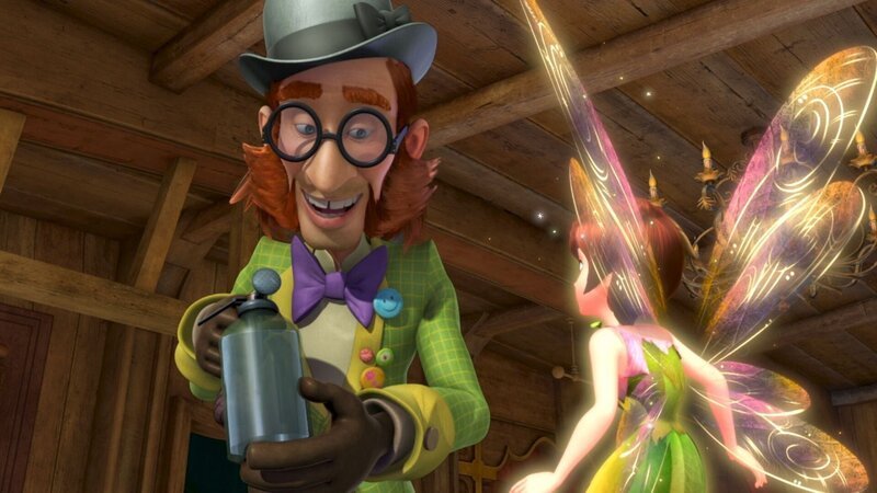 Mr. Ploof erzählt Tinker Bell, er sei der Held seines Lieblingsbuches, der Pirat Plick. – Bild: DQ Entertainment /​ ZDF