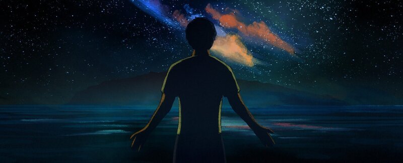 Nachdem er von Eingeborenen angegriffen wurde, hat John eine spirituelle Berufung zur Rückkehr. – Bild: ORF/​Disney/​National Geographic