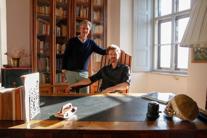 Johann-Philipp Spiegelfeld, Erasmus Almásy. – Bild: ORF/​Interspot Film