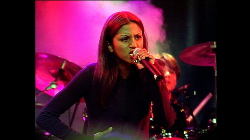Auftritt von Sabrina Setlur bei „Schlachthof in Concert“ am 02.07.1997. – Bild: BR