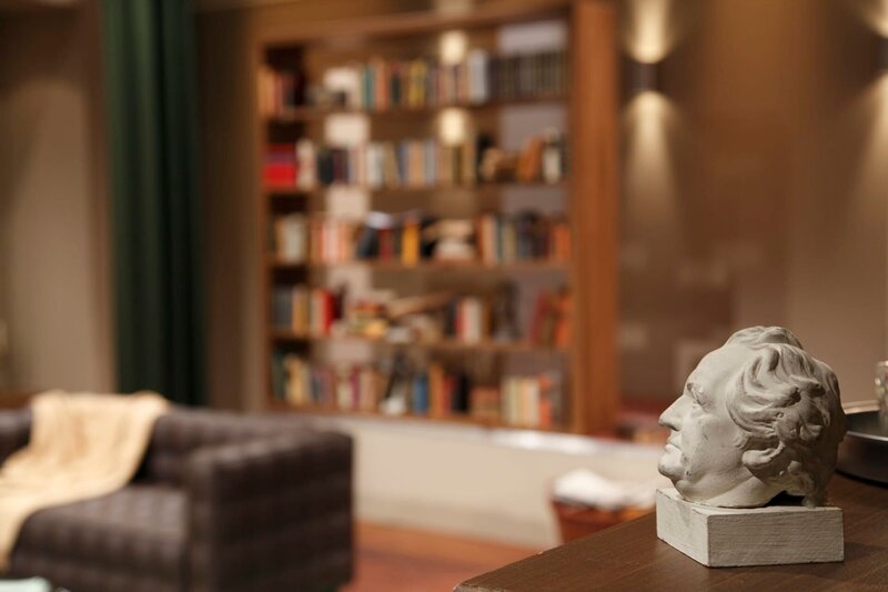 Die Kulisse von „Klassiker der Weltliteratur“. – Bild: BR/​Foto Sessner