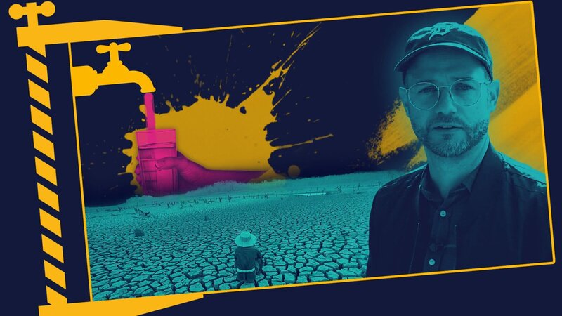 Kollage mit dem Moderator Rainer Maria Jilg. – Bild: 3sat