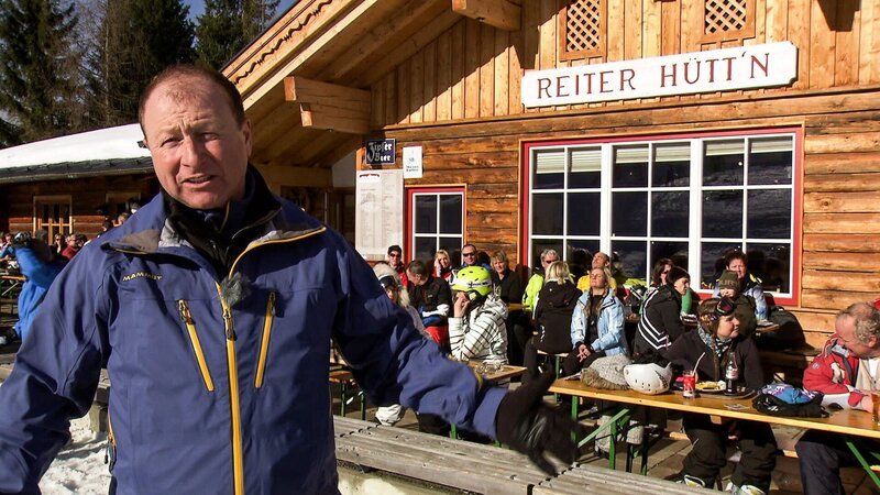 Harry Prünster in der Reiterhütte. – Bild: ORF