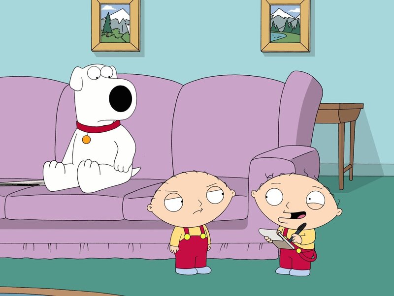 Brian Griffin (l.); Stewie Griffin (r.) – Bild: ProSieben MAXX