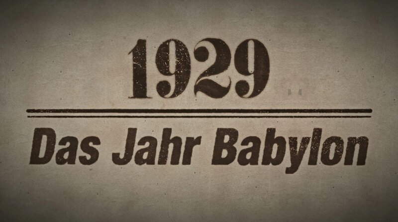 „Babylon Berlin“ spielt 1929. Berlin ist eine Metropole in Aufruhr, eine zerrissene Stadt im radikalen Wandel. Die Dokumentation zur Serie wirft ein Blick hinter die Kulissen der Fiktion. Erzählt wird das Jahr anhand von Tagebüchern, Protokollen und Briefen: das Kaleidoskop einer taumelnden Großstadt aus der Sicht ihrer Bewohner. – Bild: BR/​rbb/​Zero One Film GmbH