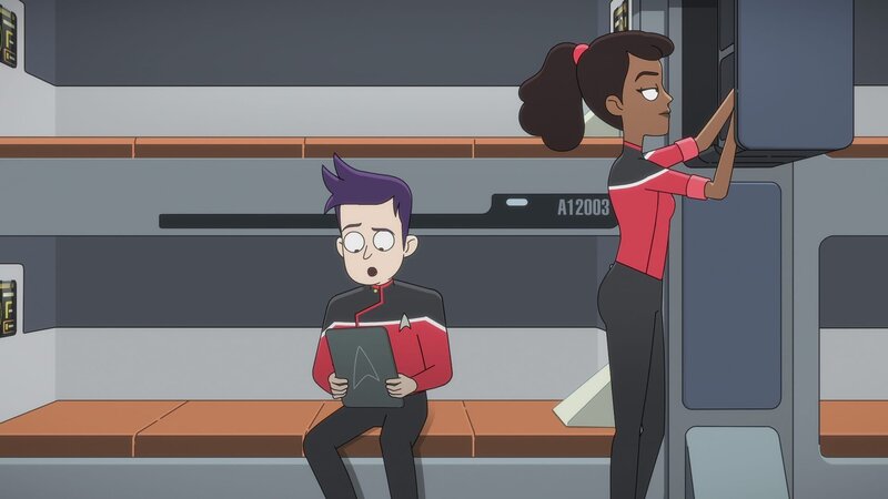 v.li.: Brad Boimler, Beckett Mariner – Bild: Paramount