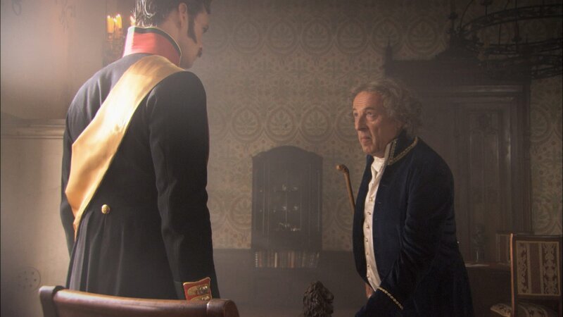 Freiherr von Stein bei einer Unterredung mit Friedrich Wilhelm II. – Bild: ZDF